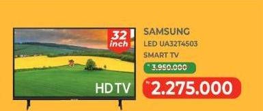 Promo Harga Samsung UA32T4503AK HD | Smart TV 32 Inci  - Yogya