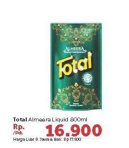 Promo Harga TOTAL Detergent Liquid Almeera 800 ml - Carrefour