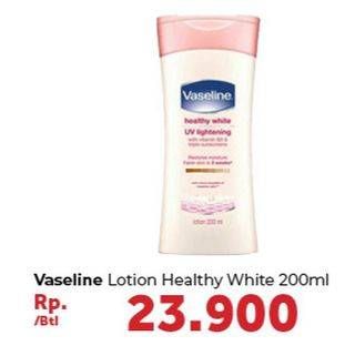 Promo Harga VASELINE Intensive Care Healthy White 200 ml - Carrefour