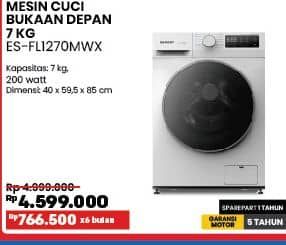 Promo Harga Sharp ES-FL1270MWX  - COURTS