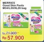 Promo Harga Merries Pants Good Skin M34, L30, XL26  - Indomaret