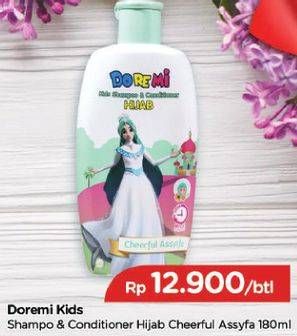 Promo Harga DOREMI Kids Shampoo & Conditioner Cheerfull Assyifa 180 ml - TIP TOP