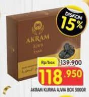 Promo Harga Akram Kurma Ajwa 500 gr - Superindo