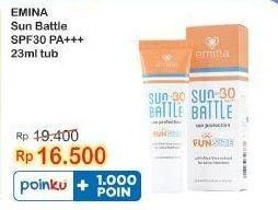 Promo Harga Emina Sun Battle SPF 30+ PA+++ 30 ml - Indomaret