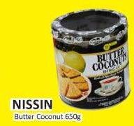 Promo Harga Nissin Biscuits Butter Coconut 650 gr - Yogya