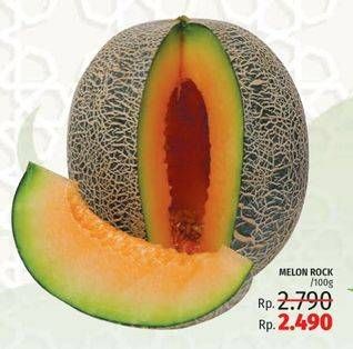 Promo Harga Rock Melon per 100 gr - LotteMart