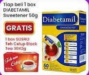 Promo Harga Diabetamil Sweetener per 50 sachet 1 gr - Indomaret