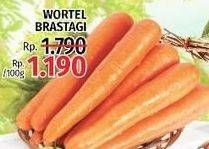 Promo Harga Wortel Berastagi per 100 gr - LotteMart