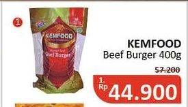 Promo Harga KEMFOOD Beef Burger 400 gr - Alfamidi