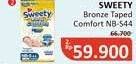 Promo Harga Sweety Bronze Comfort Dry X-Pert NB-S44 44 pcs - Alfamidi