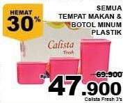 Promo Harga CALISTA Fresh Plastik Set per 3 pcs - Giant