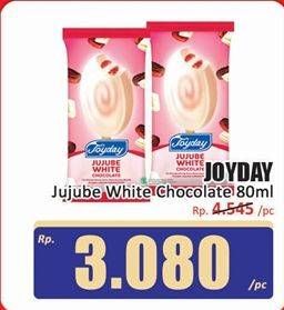 Promo Harga Joyday Ice Cream Stick Jujube White Chocolate 80 gr - Hari Hari