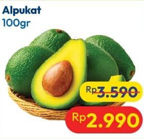 Promo Harga Alpukat per 100 gr - Hypermart