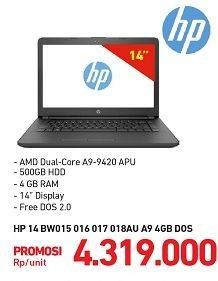 Promo Harga HP Notebook 14-BW015/016/017/018AU  - Carrefour