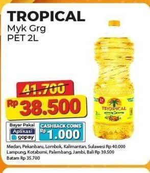 Promo Harga Tropical Minyak Goreng 2000 ml - Alfamart