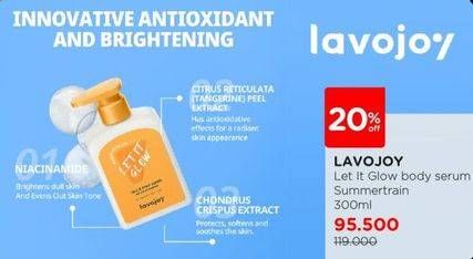 Promo Harga Lavojoy Let It Glow Body Serum Summertrain 300 ml - Watsons