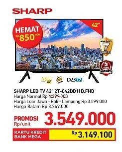 Promo Harga SHARP 2T-C42BD1i | LED TV 42"  - Carrefour