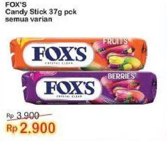 Promo Harga FOXS Crystal Candy All Variants 37 gr - Indomaret