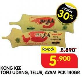 Promo Harga KONG KEE Tofu Ayam, Udang, Telur Spesial 140 gr - Superindo