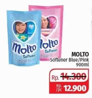 Promo Harga MOLTO Softener Pink, Blue 900 ml - Lotte Grosir