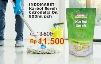 Promo Harga INDOMARET Karbol Sereh Citronella Oil 800 ml - Indomaret