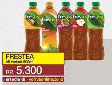 Promo Harga FRESTEA Minuman Teh Apple, Green Honey, Green Tea, Markisa, Original 500 ml - Yogya