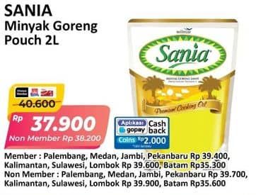 Promo Harga Sania Minyak Goreng 2000 ml - Alfamart