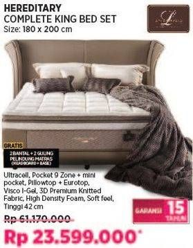 Promo Harga Lady Americana Hereditary Bed Set 180 X 200 Cm  - COURTS