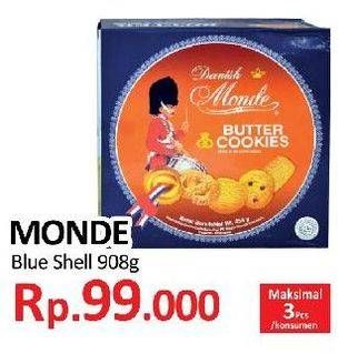 Promo Harga MONDE Butter Cookies 908 gr - Yogya