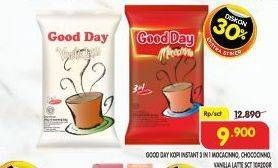 Promo Harga Good Day Instant Coffee 3 in 1 Mocacinno, Chococinno, Vanilla Latte per 10 sachet 20 gr - Superindo