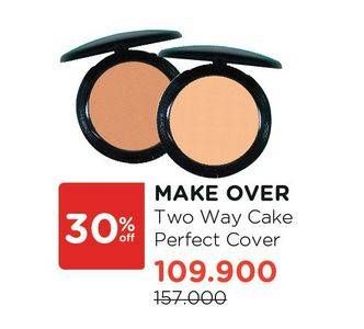 Promo Harga MAKE OVER Two Way Cake Perfect Cover  - Watsons