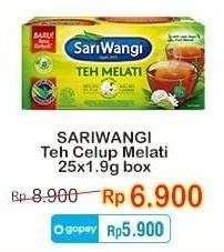 Promo Harga Sariwangi Teh Melati 47 gr - Indomaret