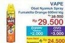 Promo Harga Fumakilla Vape Aerosol Orange 600 ml - Indomaret
