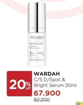 Promo Harga WARDAH Crystal Secret Dark Spot & Brightening Serum 20 ml - Watsons