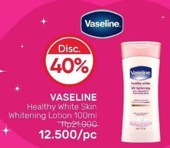 Promo Harga VASELINE Intensive Care Healthy White UV Lightening 100 ml - Guardian