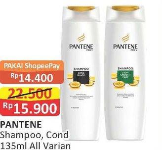 Promo Harga PANTENE Shampo/Conditioner All Variants 135 ml - Alfamart