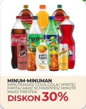 Promo Harga MInute Maid/Coca Cola/Fanta/Sprite/Fanta/A&W/Schweppes/Frestea  - Yogya