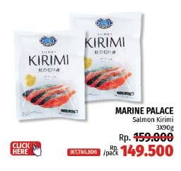 Promo Harga Marine Palace Salmon Kirimi 270 gr - LotteMart