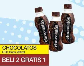 Promo Harga CHOCOLATOS Chocolate Ready To Drink 200 ml - Yogya