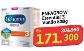 Promo Harga Enfagrow Essential 3 Susu Formula Vanila 800 gr - Alfamidi