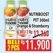 Promo Harga Minute Maid Nutriboost Orange, Strawberry 300 ml - Hypermart