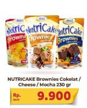 Promo Harga Nutricake Instant Cake Brownies Coklat, Keju, Moka 230 gr - Carrefour