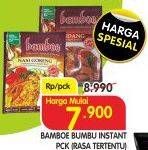 Promo Harga BAMBOE Bumbu Instant  - Superindo