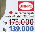 Promo Harga SHINPO Tempat Sampah 20 ltr - LotteMart