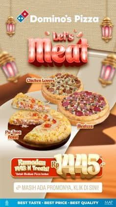 Promo Harga Let's Meat  - Domino Pizza