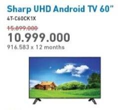 Promo Harga SHARP UHD SMART TV  - Electronic City