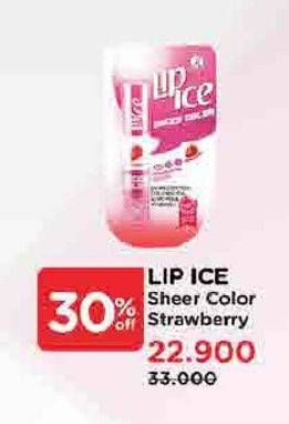 Promo Harga Lip Ice Sheer Color Strawberry 2 gr - Watsons