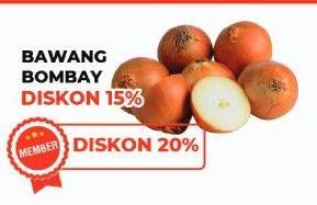 Promo Harga Bawang Bombay per 100 gr - Yogya