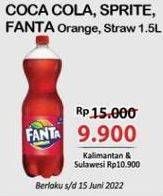 COCA COLA / SPRITE / FANTA Orange, Strawberry 1.5L