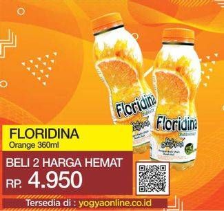 Promo Harga FLORIDINA Juice Pulp Orange 360 ml - Yogya